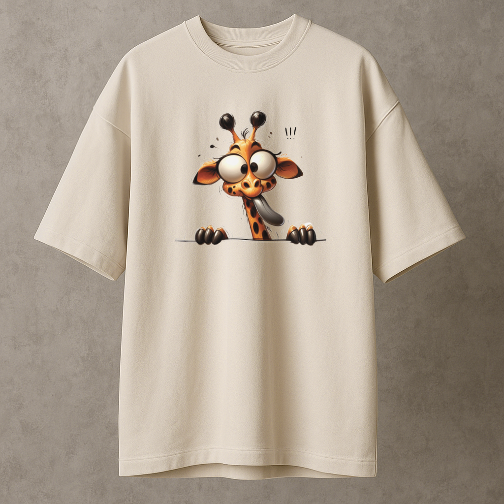 Oversized Graphic TeeGiraffe