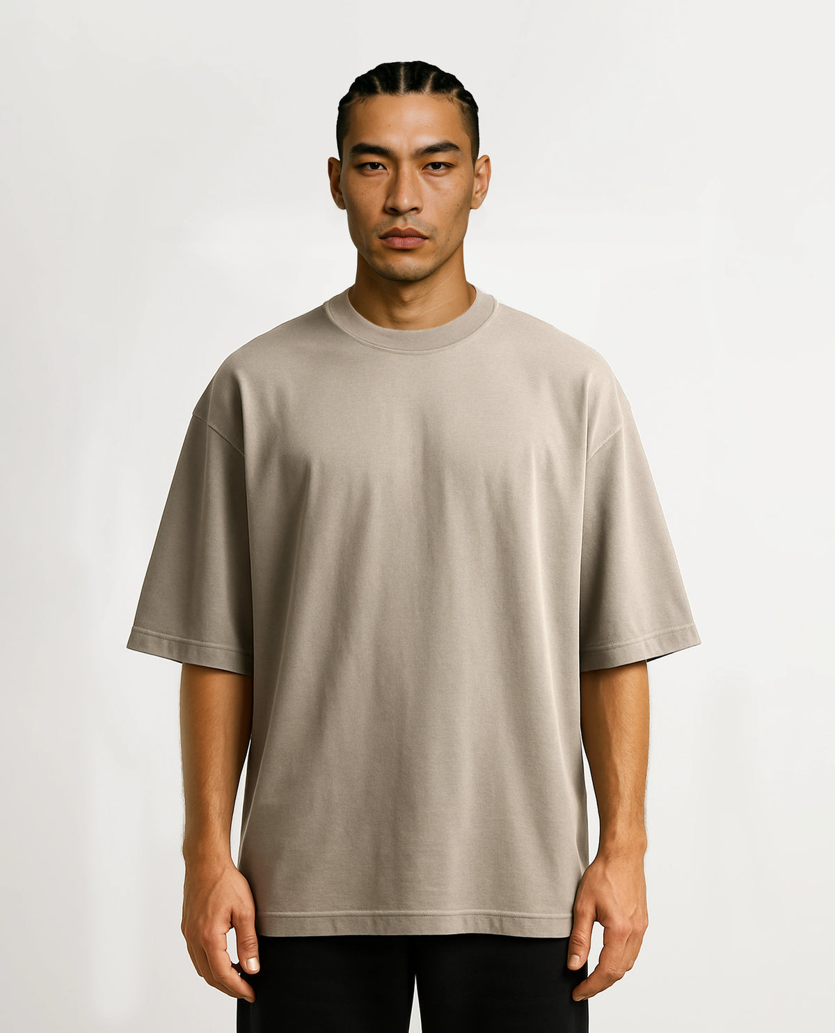 Natural Cotton Blank Oversize T-Shirt