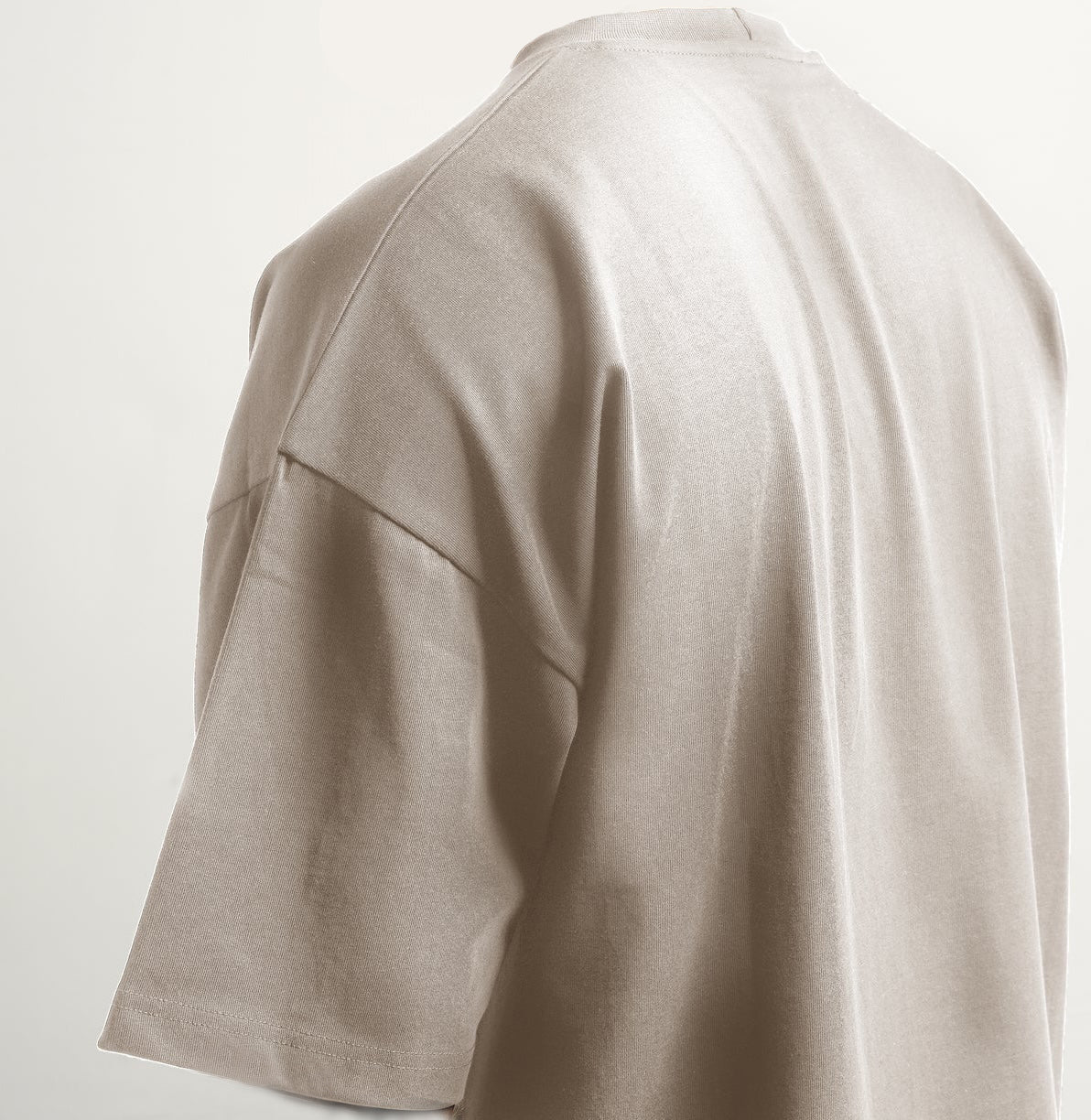 Smokey Taupe Oversized Graphic TeeBeach